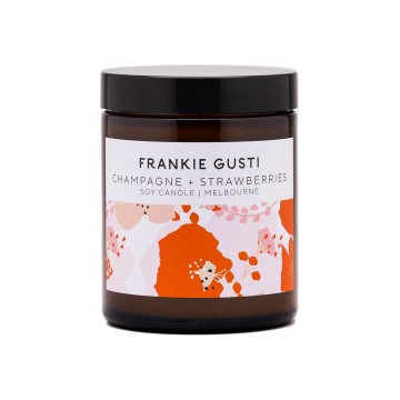 Frankie Gusti | The Honeys Candle | Champagne Strawberries | Little Honey